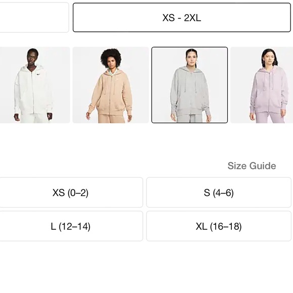 Nike Sportswear Phoenix FleeceOversized Full-Zip Drop Shoulder Longer Hoodie - Picture 5 of 15